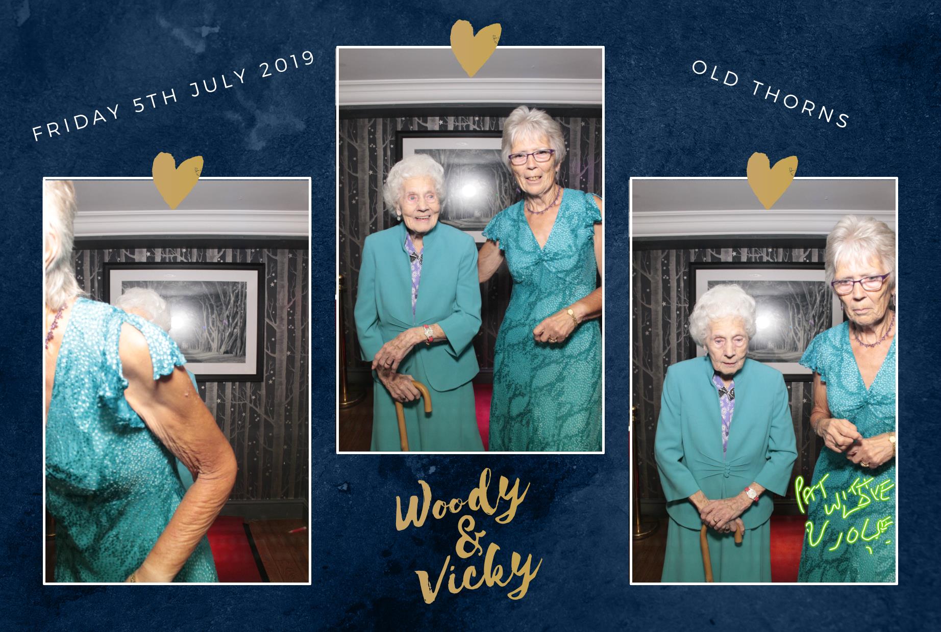 Woody & Vicky's Wedding | View more photos from the event at gallery.myphotoboothexperience.co.uk/u/MyPhotoBoothExperienceLtd/Woody-Vickys-Wedding